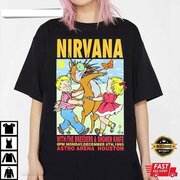 Other - Nirvana With The Breeders And Shonen Knife Best T-Shirt